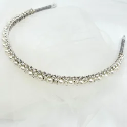 Beads & Beyond Adelphi Vintage Perle und Kristall Brautstirnband* Vintage-kopfbedeckungen | Perlen-haarschmuck
