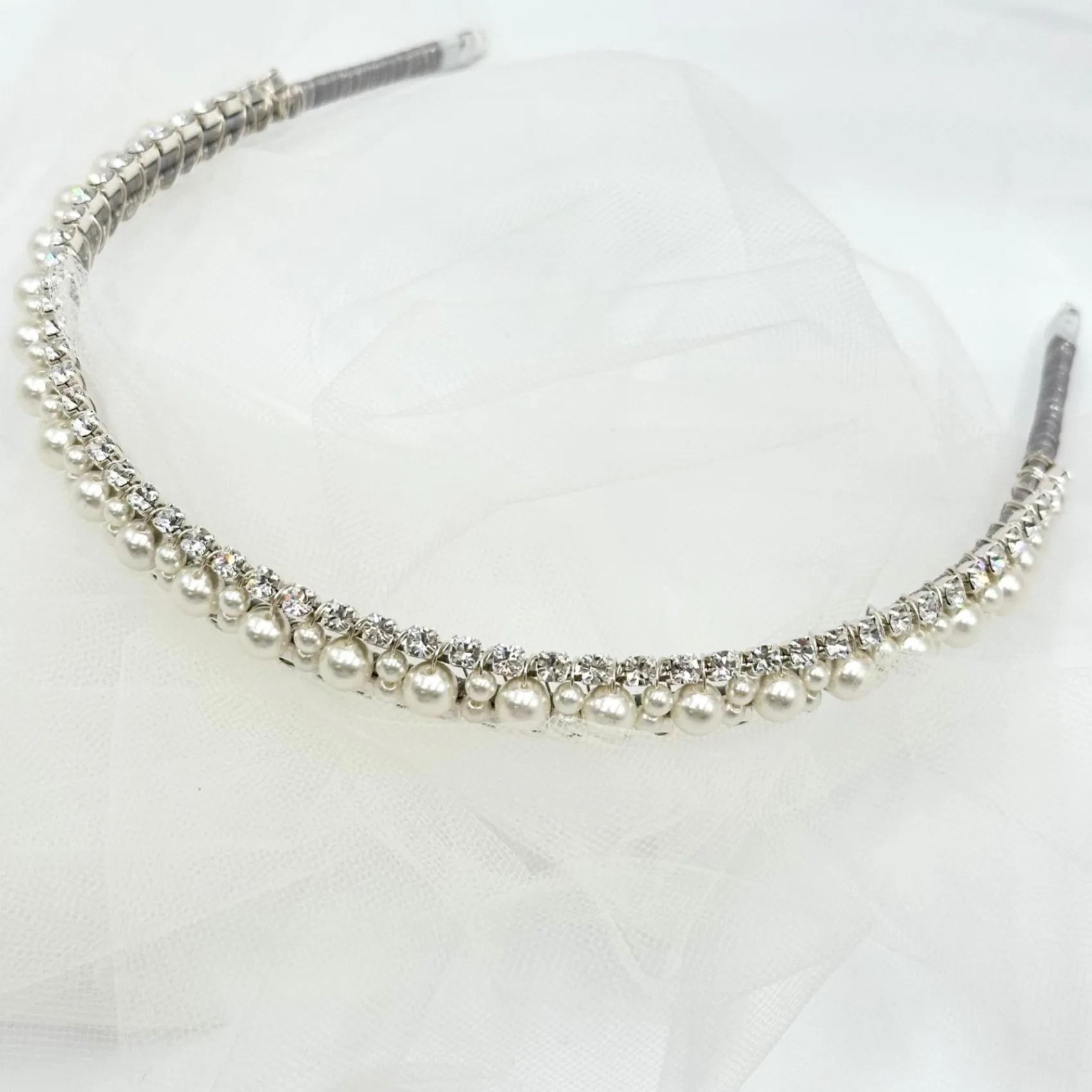Beads & Beyond Adelphi Vintage Perle und Kristall Brautstirnband* Vintage-kopfbedeckungen | Perlen-haarschmuck