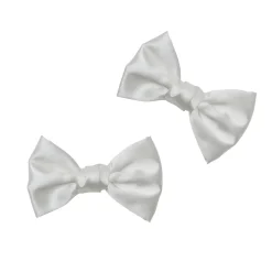 Rainbow Club Alice by | Elfenbein Satin Übergroße Schleife Schuhclips* Geschenke Für Die Braut | Schuhclips