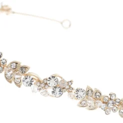 Poirier Alice Gold Vintage-inspiriertes Kristall-Stirnband* Vintage-kopfbedeckungen | Haarschmuck Aus Kristall