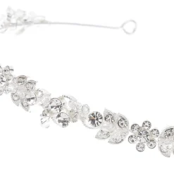 Poirier Alice Silber Vintage inspiriert Kristall Stirnband* Vintage-kopfbedeckungen | Haarschmuck Aus Kristall