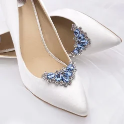 Lace & Favour Arcadia Light Saphir-Kristall-Schuhclips* Etwas Blaue Geschenke | Schuhclips
