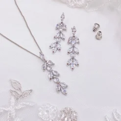 Lace & Favour Aria Cubic Zirkonia Brautschmuck Set* Geschenke Für Brautjungfern | Geschenke Für Die Braut