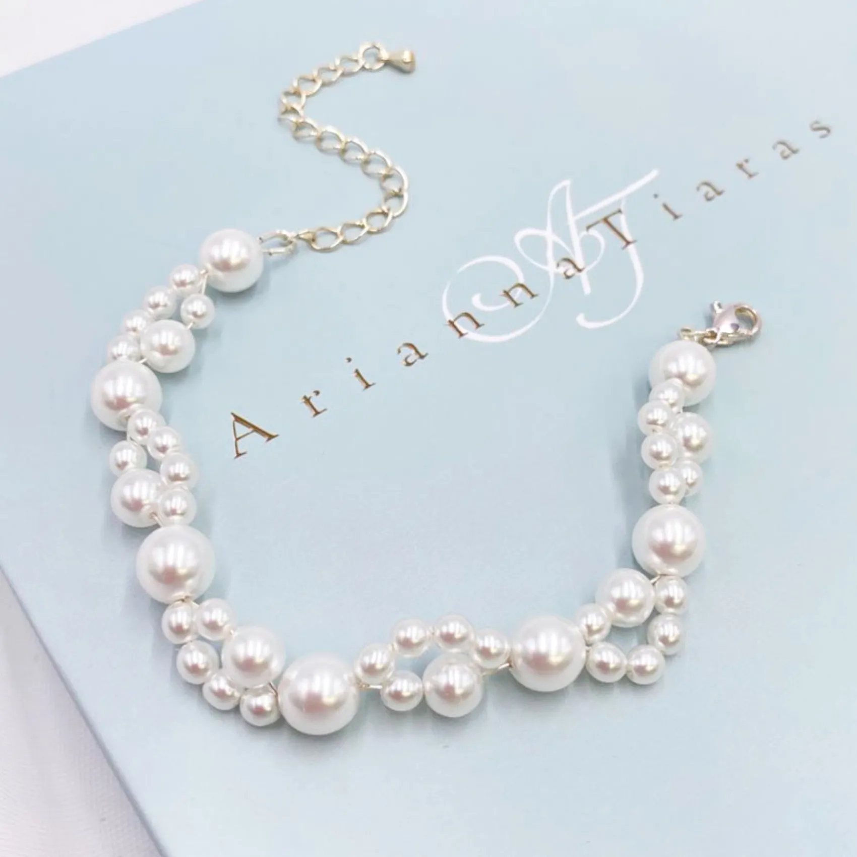 Arianna Siren zierliches Perlenarmband ARW611* Geschenke Für Die Braut | Perlen-hochzeitsschmuck