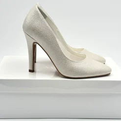 Avalia Shoes Avalia Goldy Champagner Schimmer High Heel Schuhe* Glitzernde Ballschuhe | Goldene Ballschuhe