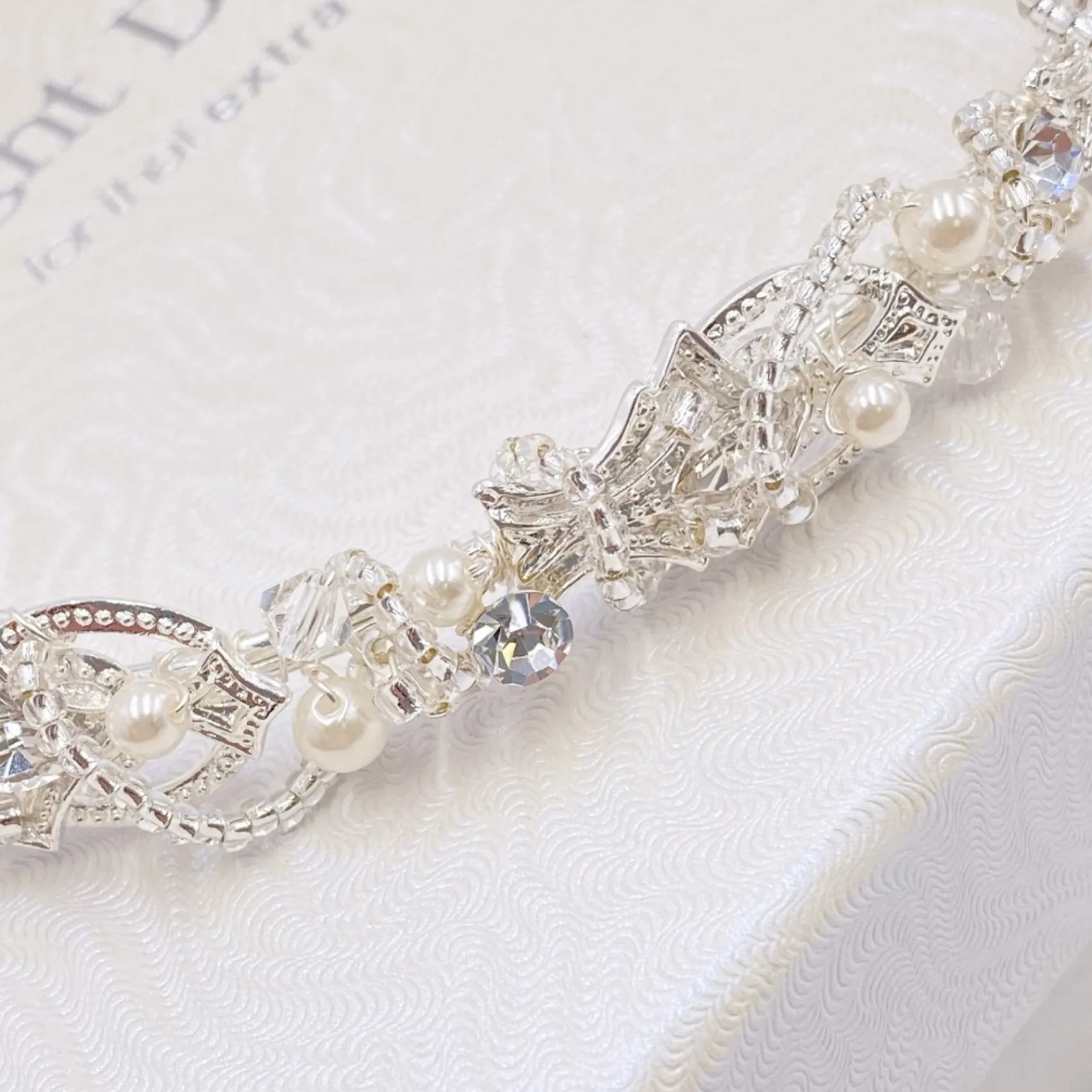 Twilight Designs Beatrice Vintage inspiriert Perlen und Perlen Stirnband* Vintage-kopfbedeckungen | Perlen-haarschmuck