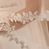 Bianco Evento Bianco Elfenbein zwei Etagen Spitze Rand Kapelle Länge Schleier S455* Zweistufiger Schleier | Kapelle Länge & Kathedrale Schleier