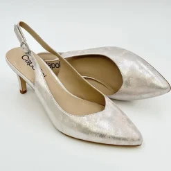 Capollini Catherine Blush Rosa Nubukleder Slingbacks mit mittlerem Absatz* Schuhe Für Hochzeitsgäste | Schuhe Für Die Mutter Der Braut