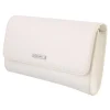Capollini Clutch-Tasche aus cremefarbenem Nubukleder* Hochzeitsgäste-taschen | Anlass Handtaschen