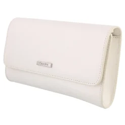 Capollini Clutch-Tasche aus cremefarbenem Nubukleder* Hochzeitsgäste-taschen | Anlass Handtaschen