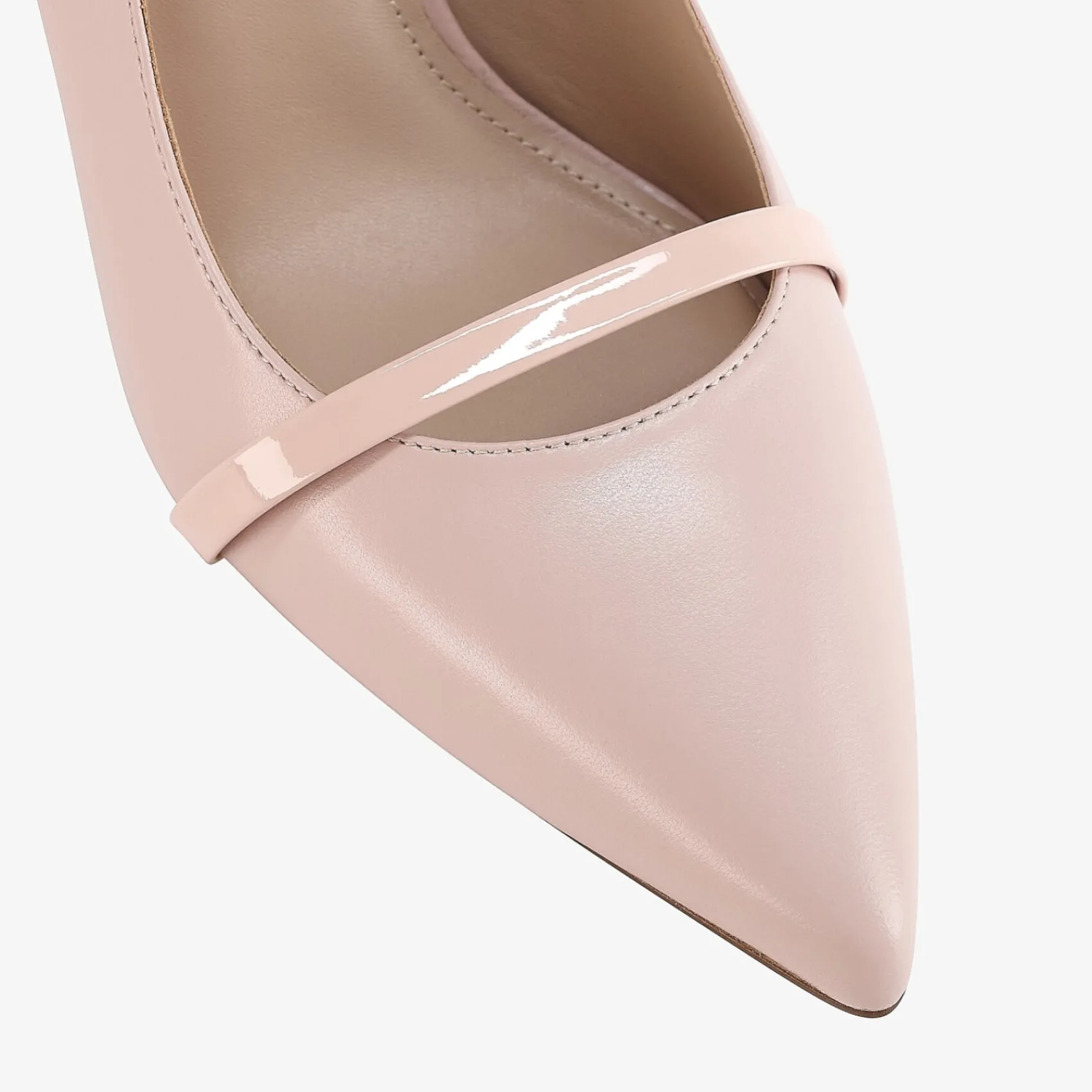 Capollini Emory Rosa Leder Slingbacks mit mittlerem Absatz und Lackriemen* Schuhe Für Hochzeitsgäste | Schuhe Für Die Mutter Der Braut