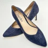 Capollini Izzy Marineblaues Nubukleder Halbhohe Schuhe* Schuhe Für Hochzeitsgäste | Schuhe Für Die Mutter Der Braut