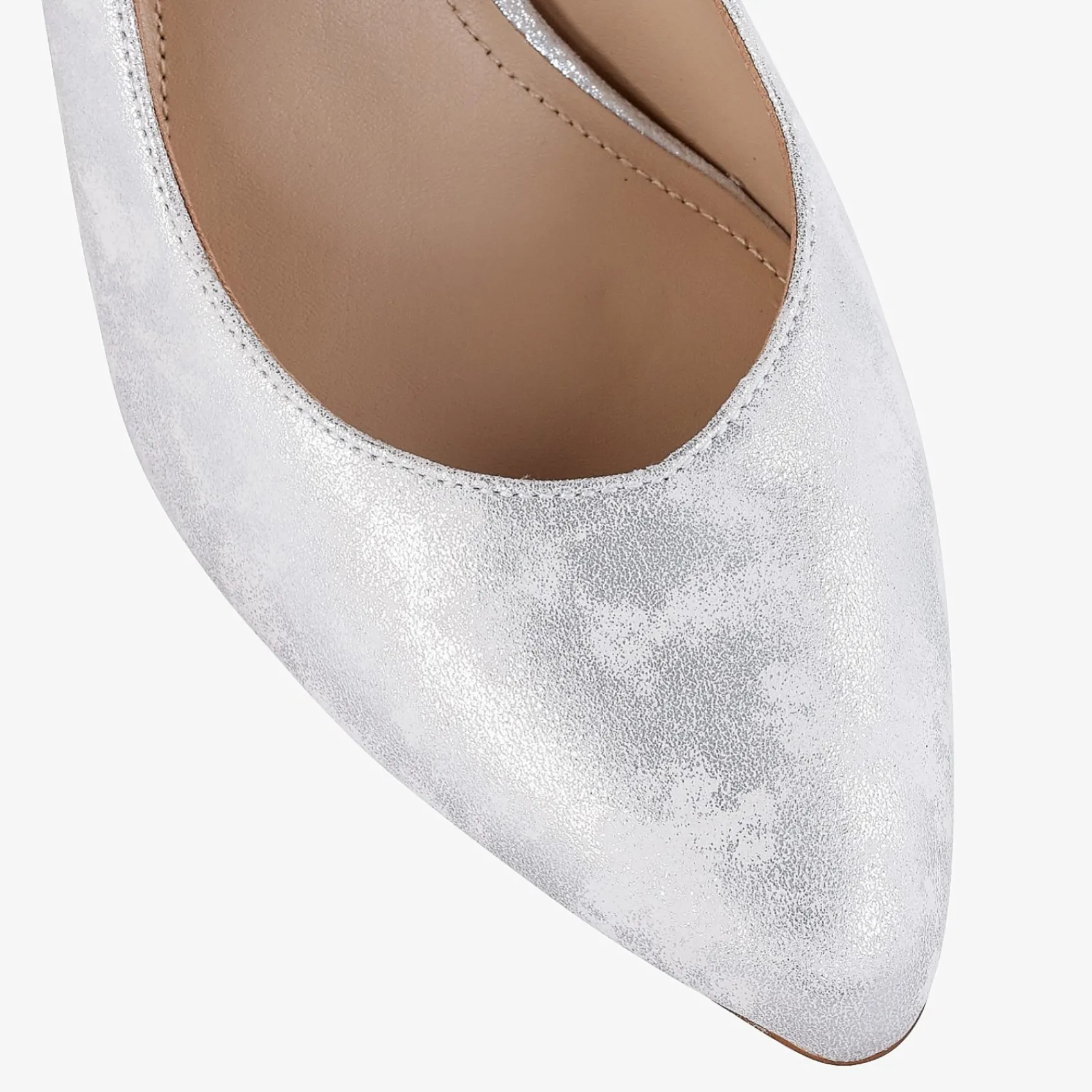 Capollini Izzy Silber Nubukleder Mid Heel Pumps* Schuhe Für Hochzeitsgäste | Schuhe Für Die Mutter Der Braut