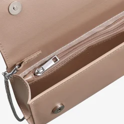 Capollini Nackte Leder Clutch Tasche* Hochzeitsgäste-taschen | Anlass Handtaschen