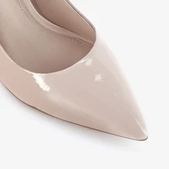 Capollini Petal Nude Pink Lackleder Spitze Pumps* Party-schuhe | Schuhe Für Hochzeitsgäste