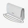 Capollini Wolke Grau Nubukleder Clutch Tasche* Hochzeitsgäste-taschen | Anlass Handtaschen