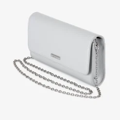 Capollini Wolke Grau Nubukleder Clutch Tasche* Hochzeitsgäste-taschen | Anlass Handtaschen