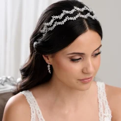 Lace & Favour Cortez Duo Cubic Zirkonia Doppelstirnband* Abschlussball-haarbänder & Tiaras | Haarschmuck Aus Kristall