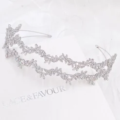 Lace & Favour Cortez Duo Cubic Zirkonia Doppelstirnband* Abschlussball-haarbänder & Tiaras | Haarschmuck Aus Kristall
