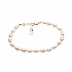 Poirier Dara Gold Süßwasserperlen-Armband* Geschenke Für Die Mutter Des Bräutigams | Geschenke Für Die Mutter Der Braut
