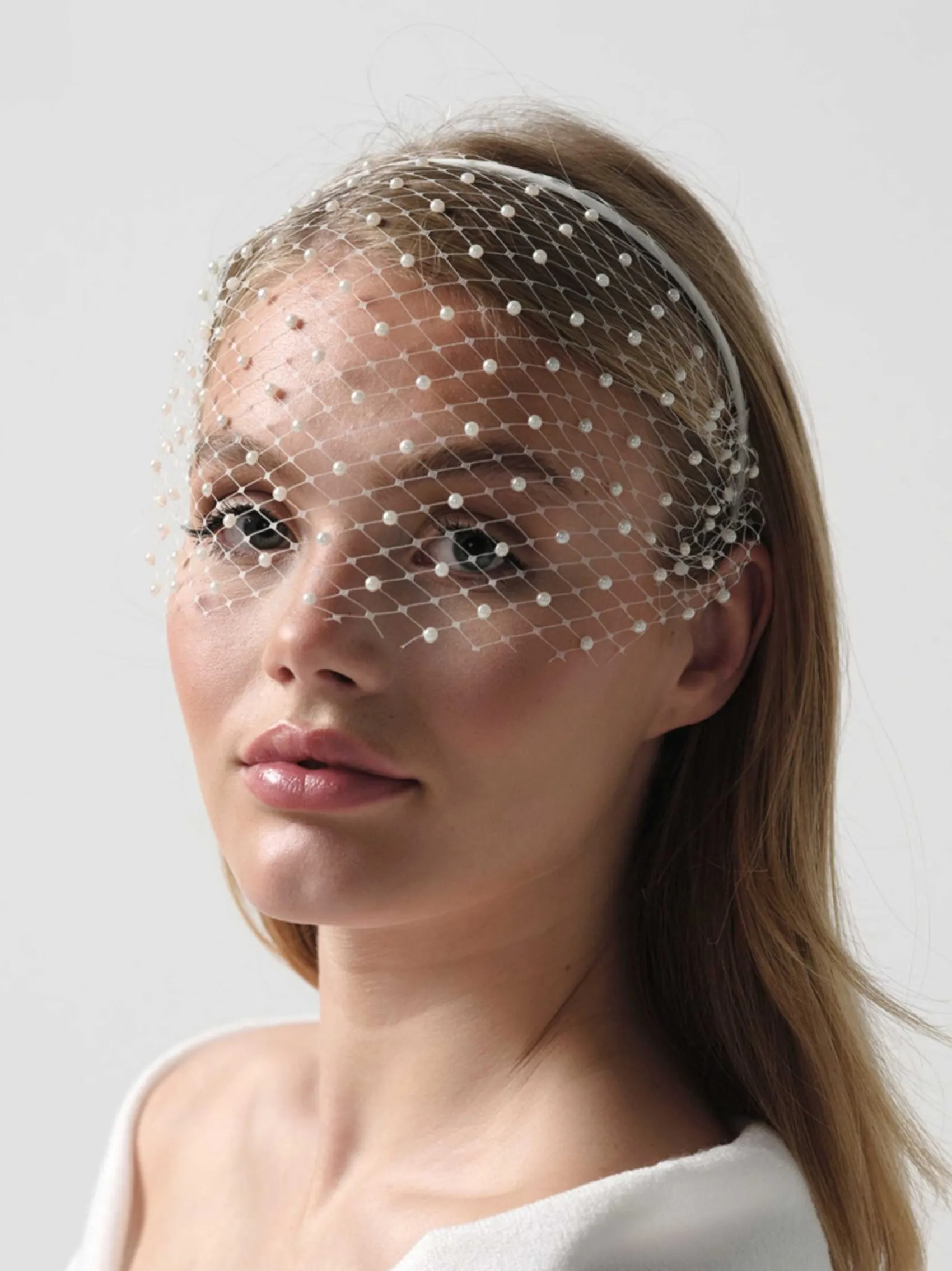 Poirier Eadie Perle Braut Birdcage Schleier* Vogelkfig Schleier | Vintage-hochzeitsschleier