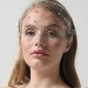 Poirier Effie Swarovksi Kristall Braut Birdcage Schleier* Vogelkfig Schleier | Vintage-hochzeitsschleier