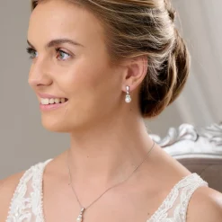 Lace & Favour Elegance Kristall und Perle Brautschmuck Set* Geschenke Für Brautjungfern | Geschenke Für Die Braut
