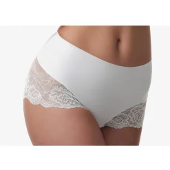 Poirier Elfenbeinfarbene Brautshorts aus Spitze mit mittlerer Taille* Geschenke Für Die Braut | Flitterwochengeschenke
