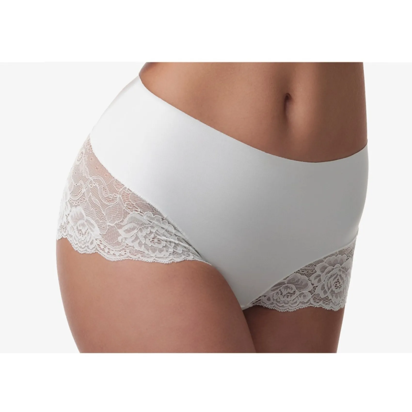 Poirier Elfenbeinfarbene Brautshorts aus Spitze mit mittlerer Taille* Geschenke Für Die Braut | Flitterwochengeschenke