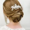 Beads & Beyond Elouise Perlen Blätter und Elfenbein Perle Vintage inspiriert Haarkamm* Vintage-kopfbedeckungen | Perlen-haarschmuck