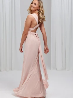 Lace & Favour Emily Rose Blush Pink Mehrweg-Brautjungfernkleid* Multiway Brautjungfernkleider