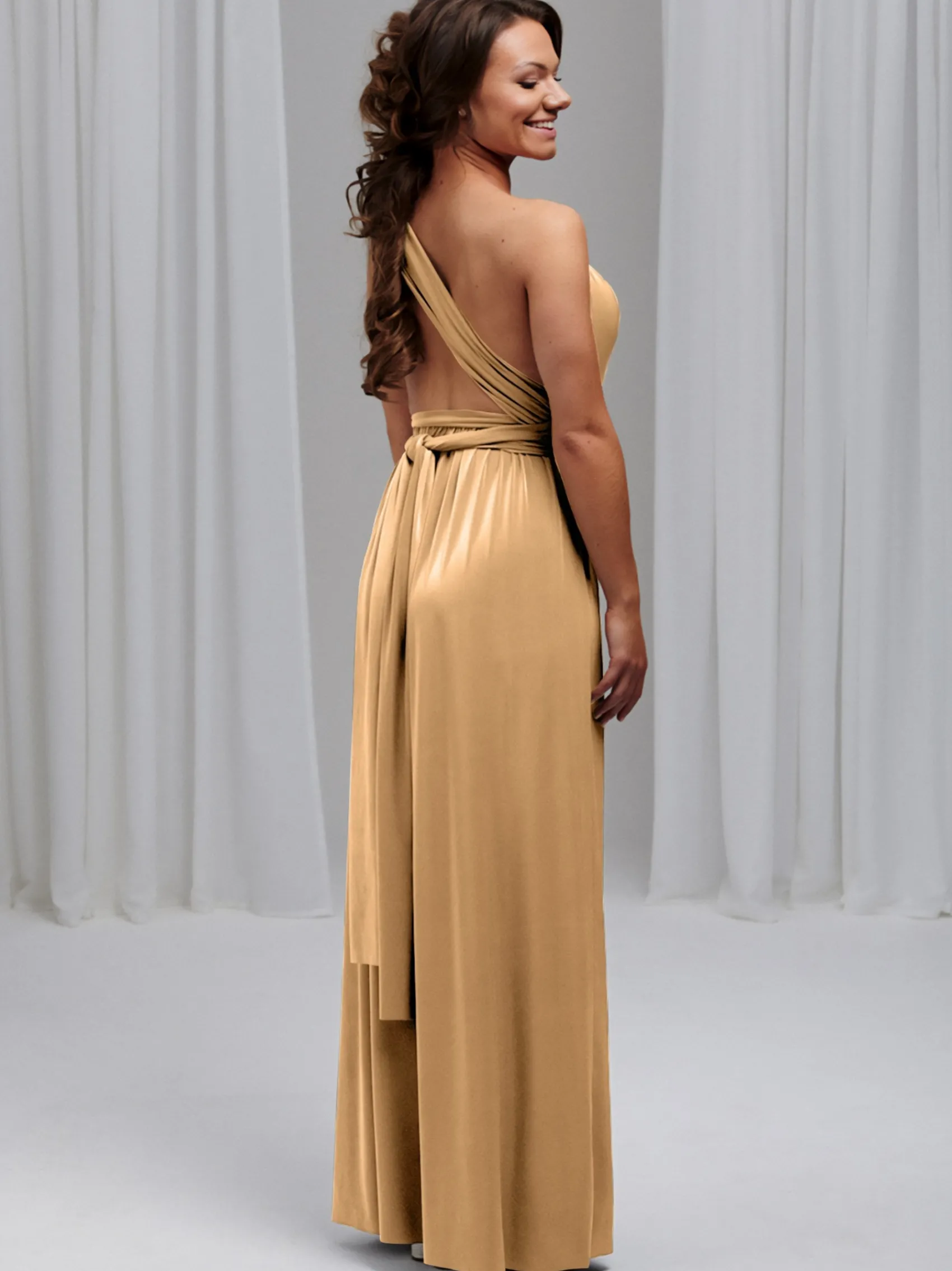 Lace & Favour Emily Rose Gold Mehrweg-Brautjungfernkleid (Einheitsgröße)* Multiway Brautjungfernkleider