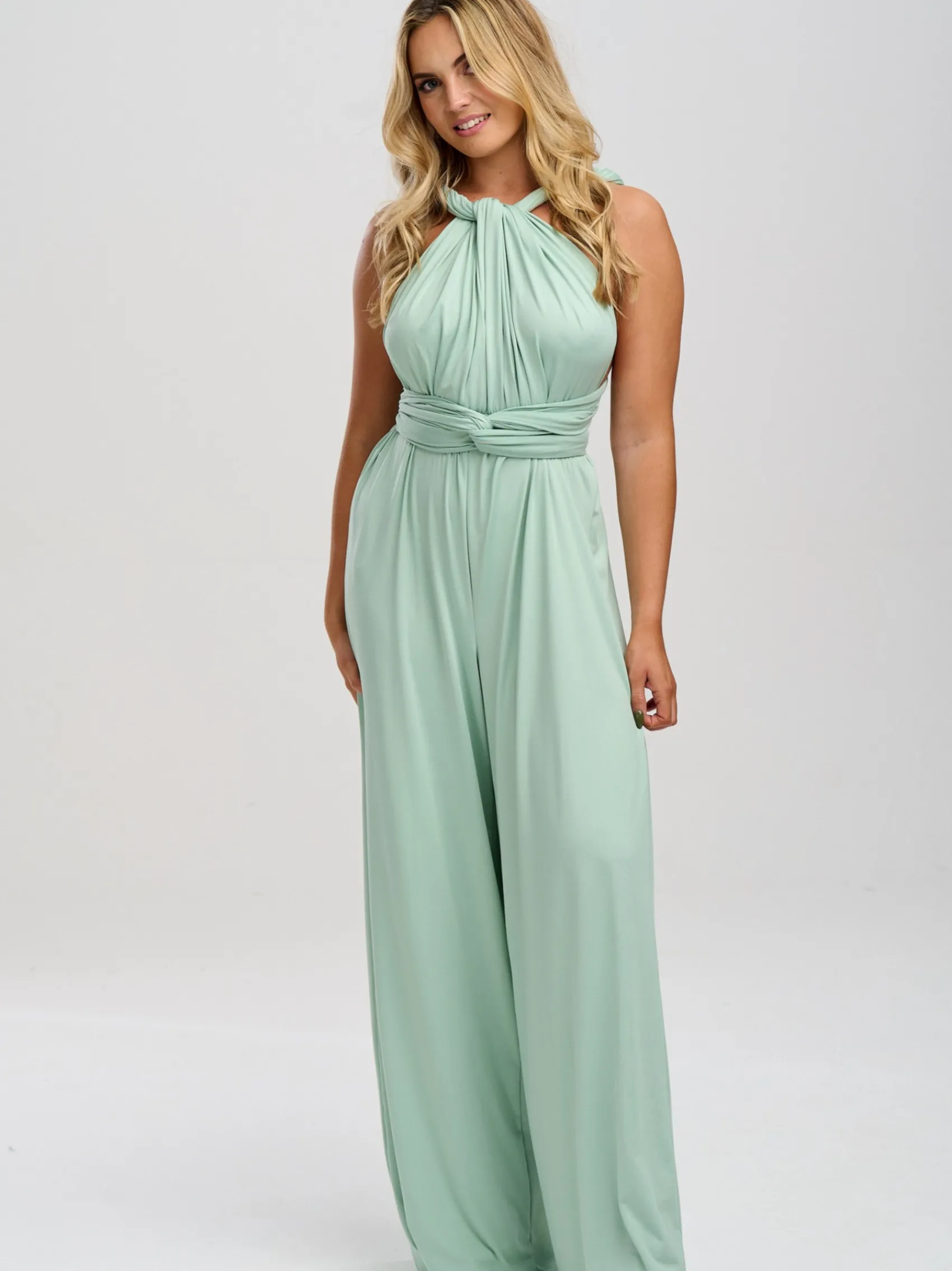Lace & Favour Emily Rose Mintgrün Multiway Brautjungfer Jumpsuit* Multiway-jumpsuits