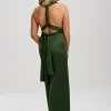 Lace & Favour Emily Rose Olivgrüner Mehrweg-Brautjungfern-Overall* Multiway-jumpsuits