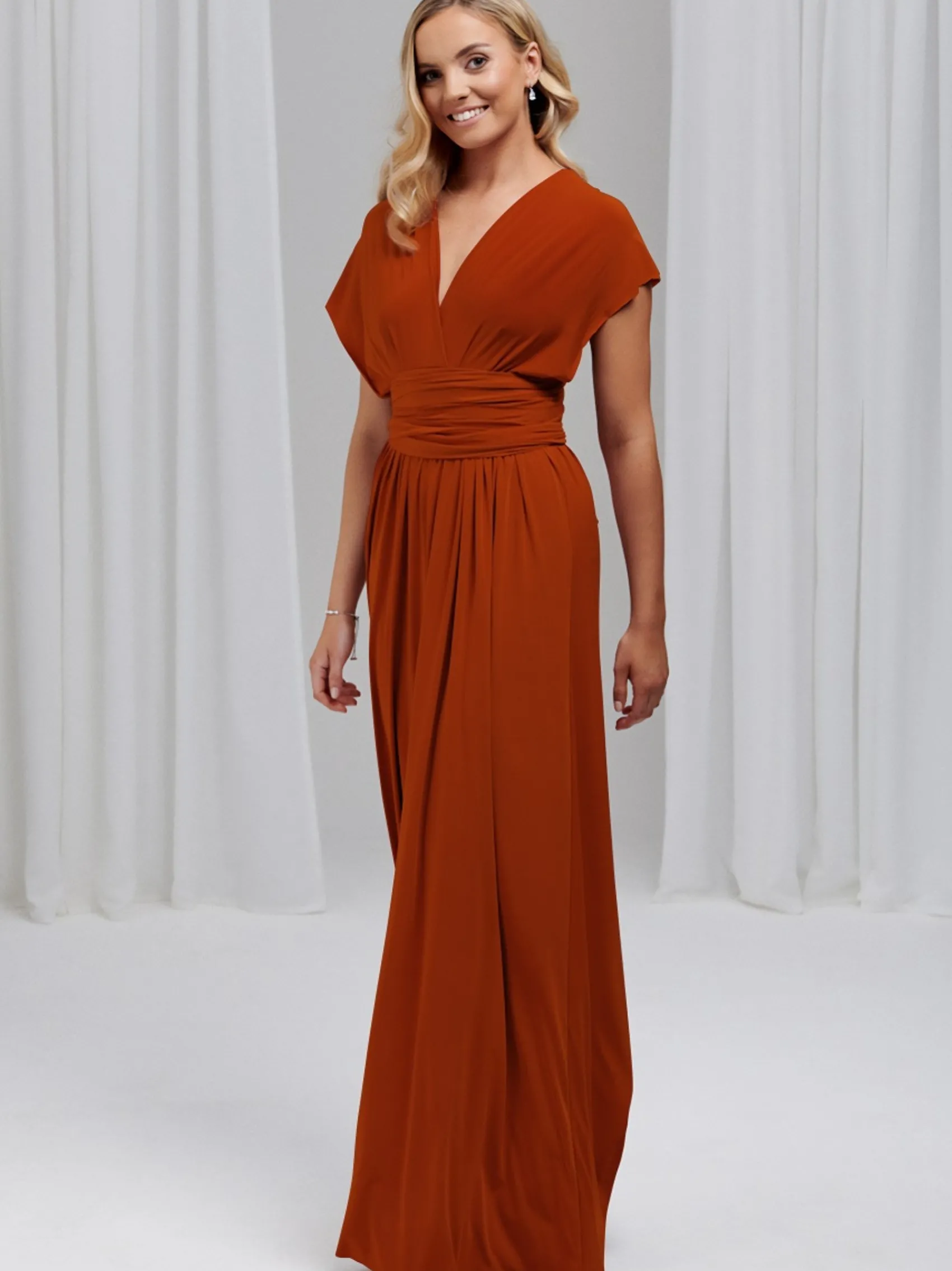 Lace & Favour Emily Rose Rust Mehrweg-Brautjungfernkleid (Einheitsgröße)* Multiway Brautjungfernkleider