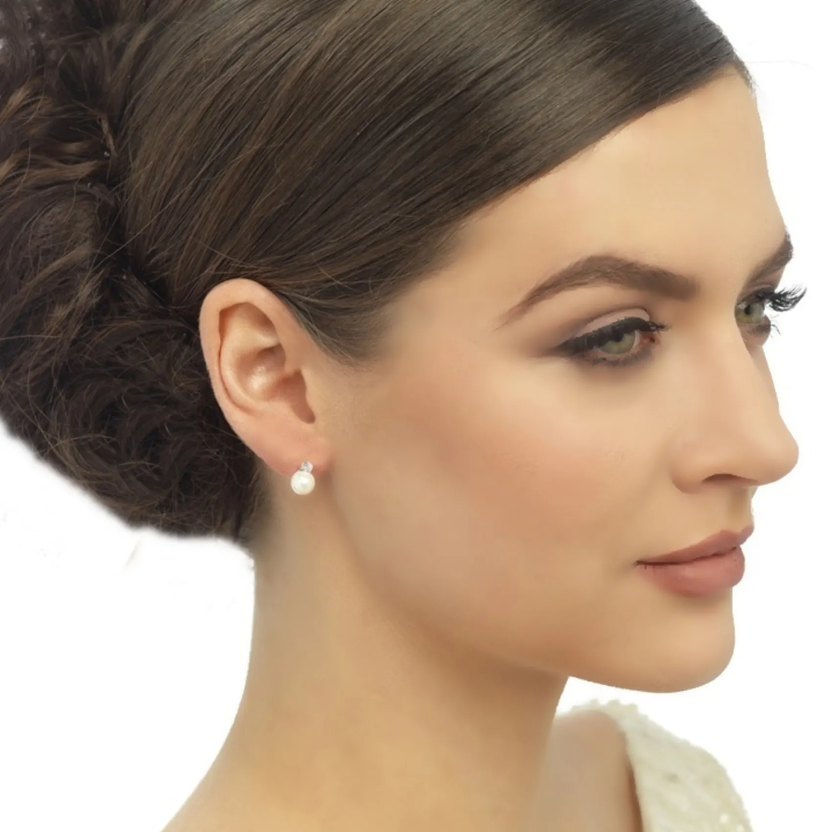Lace & Favour Evie Zierliche Perlenohrstecker* Geschenke Für Brautjungfern | Perlen-hochzeitsschmuck