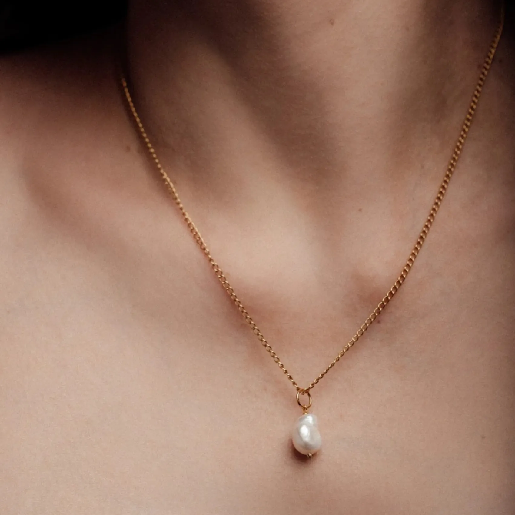 Freya Rose Barock Perle 22ct Gold Anhänger Halskette* Geschenke Für Die Mutter Des Bräutigams | Geschenke Für Die Mutter Der Braut