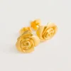 Freya Rose Gold-Rosen-Ohrstecker* Gold-hochzeitsschmuck | Hochzeitsgast-schmuck
