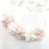 Beads & Beyond Gabriella Blush und Elfenbein Blumenkrone Haarband* Geschenke Für Blumenmädchen | Haarschmuck Für Blumenmädchen