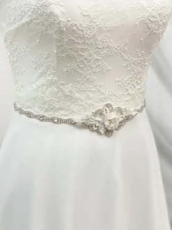 Beads & Beyond Harper Rose Perlen und Diamanten Brautgürtel* Brautkleid Gürtel