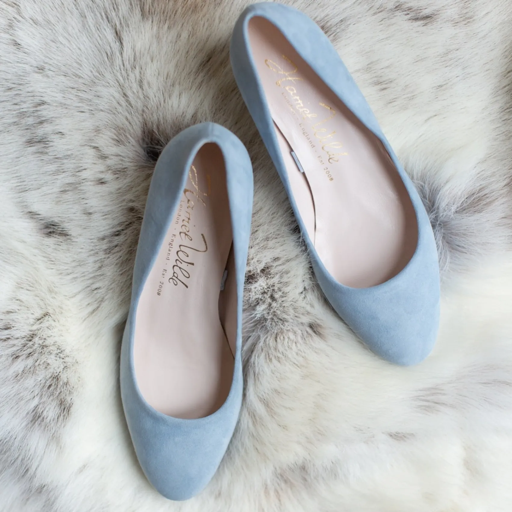 Harriet Wilde Amy Niedriger Absatz Blau Wildleder Plateau Gericht Schuhe* Schuhe Für Hochzeitsgäste | Schuhe Für Die Mutter Der Braut