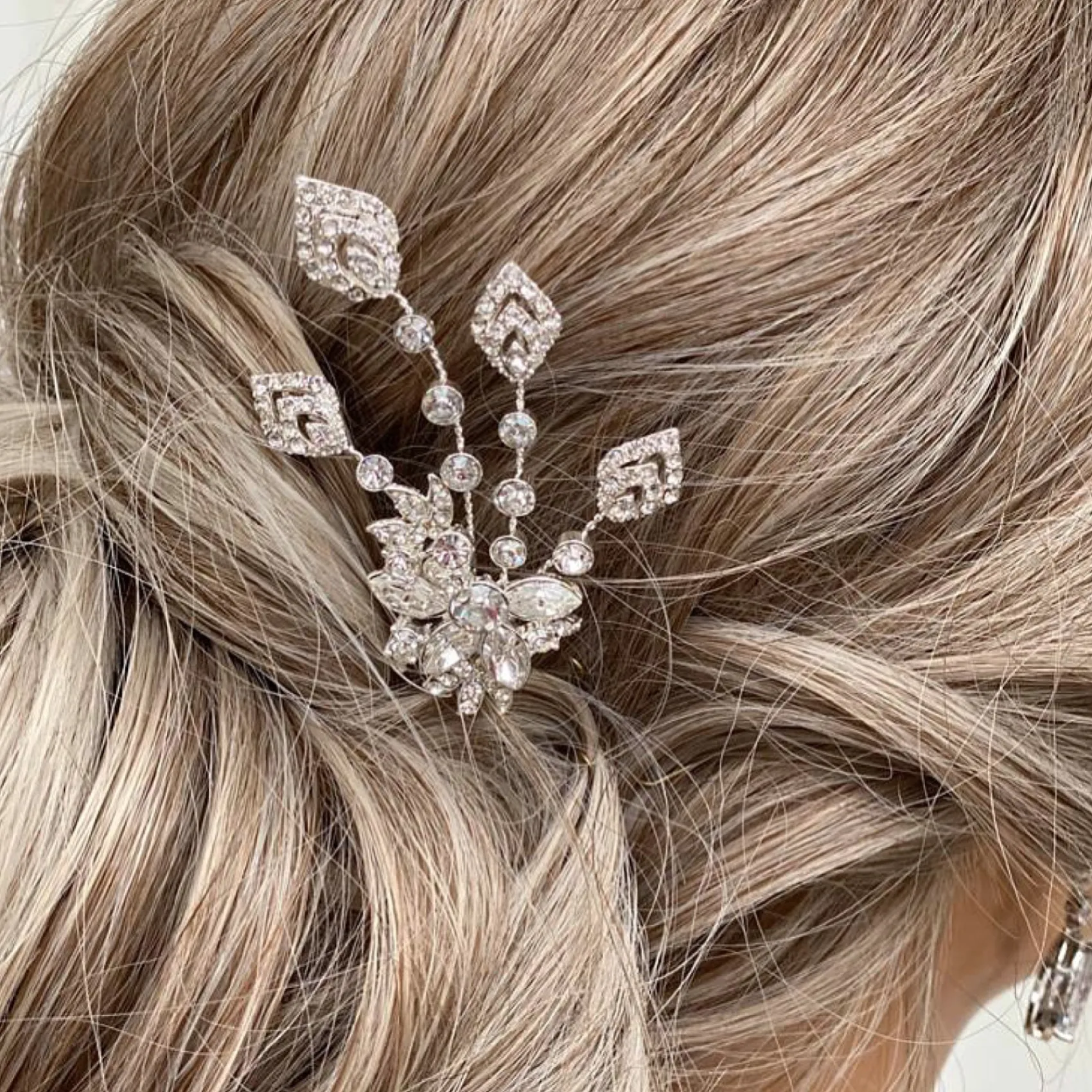 Twilight Designs Hattie Vintage inspirierte Kristall-Haarnadel* Abschlussball Haarspangen & Kämme | Vintage-kopfbedeckungen