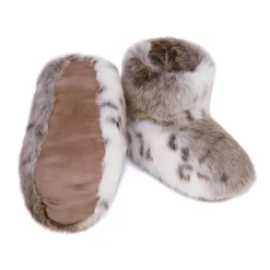 Helen Moore Lynx Animal Print Kunstfell Slipper Stiefel* Flitterwochengeschenke | Geschenke Für Die Braut