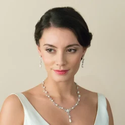 Ivory & Co Ivory and Co Belgravia Perle und Kristall Tropfen Hochzeit Ohrringe* Geschenke Für Die Braut | Vintage Hochzeitsschmuck