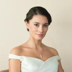 Ivory & Co Ivory and Co Berkley Kristall-Anhänger-Halskette* Geschenke Für Brautjungfern | Kristall-hochzeitsschmuck