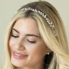 Ivory & Co Ivory and Co Bohemia Silber Zarte Perle und Kristall Haar Rebe* Geschenke Für Die Braut | Geschenke Für Brautjungfern