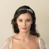 Ivory & Co Ivory and Co Clara Perle und Kristall Brautstirnband* Perlen-haarschmuck | Silberne Haar-accessoires