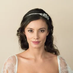 Ivory & Co Ivory and Co Clara Perle und Kristall Brautstirnband* Perlen-haarschmuck | Silberne Haar-accessoires