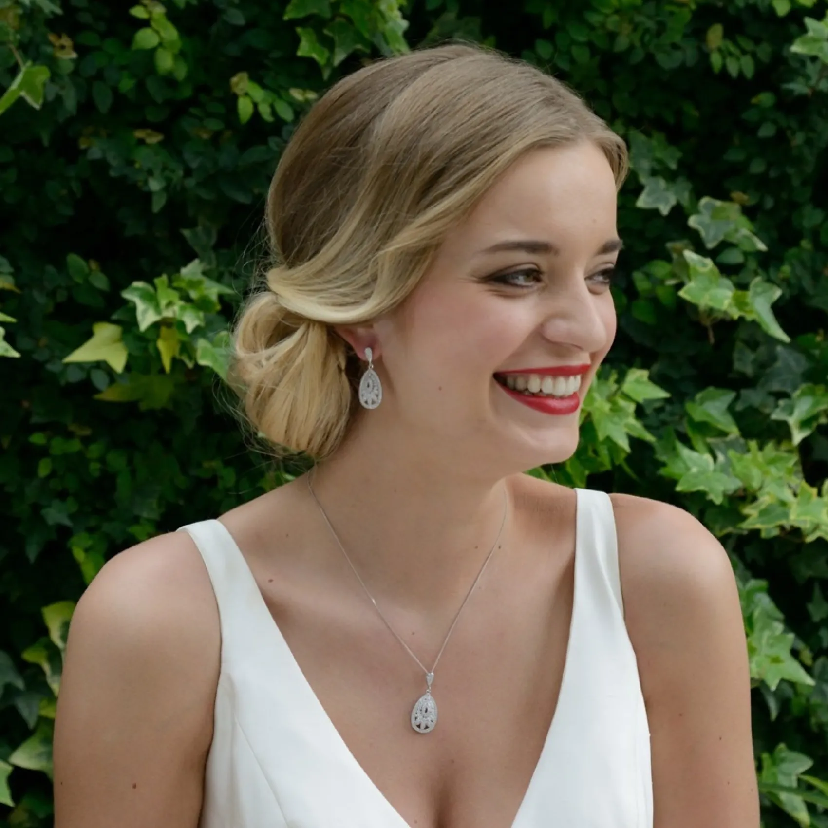 Ivory & Co Ivory and Co Cosmopolitan Vintage Kristall Tropfen Hochzeit Ohrringe* Silberner Abschlussball-schmuck | Abschlussball-ohrringe