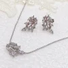 Ivory & Co Ivory and Co Cypress Vine of Leaves Brautschmuck-Set* Silberner Abschlussball-schmuck | Abschlussball-schmuck-sets
